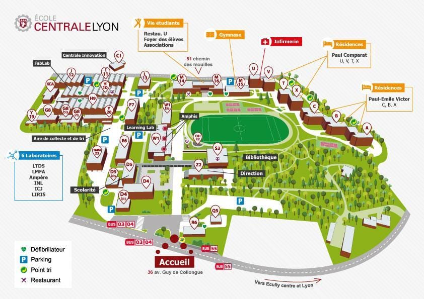 kat jeyografik nan Lyon lekòl